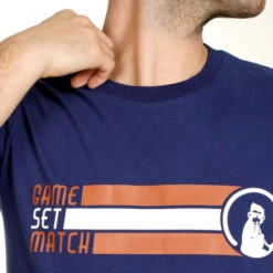 Retro Block T-Shirt Men -Tennis-Point Sales 00301000 17