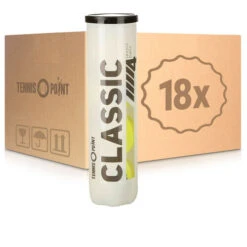 Classic Tennisball 18x 4 Ball Tube In A Box