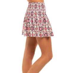 Long Radiance Smocked Skirt Women -Tennis-Point Sales 01231000 12