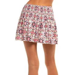 Long Radiance Smocked Skirt Women -Tennis-Point Sales 01231000 13