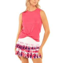 Sunburst Pleated Scallop Skirt Women -Tennis-Point Sales 01233000 14