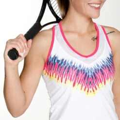Tie Dye Feels Tank Top Women -Tennis-Point Sales 01261000 13