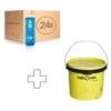 Dunlop Australian Open 24x 3 Ball Tube Plus Ball Bucket -Tennis-Point Sales 0170100000 000