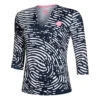 BIDI BADU Fingerprint Printed Long Sleeve Women -Tennis-Point Sales 01898000 000 1