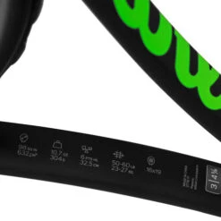 Wilson Blade 98 16x19 Countervail Black Tour Racket (Special Edition) -Tennis-Point Sales 03224000 11