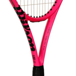 Wilson Clash 100L V2.0 Bright Neon Pink Tour Racket -Tennis-Point Sales 04005000 10
