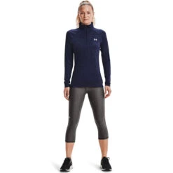 Under Armour Tech Half-Zip Warm Up Twist Long Sleeve Women -Tennis-Point Sales 08472000 15