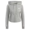 ADIDAS 3-Stripes FT Crop Hoody Women