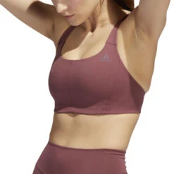 ADIDAS Velcro Studio Mid Stripes Sports Bras Women -Tennis-Point Sales 17099000 16