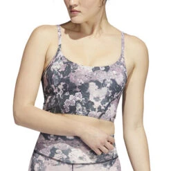 ADIDAS Yoga Light-Support Long Line All Over Print Sports Bras Women -Tennis-Point Sales 17102000 13