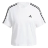 ADIDAS Essentials 3-Stripes Single Jersey Crop T-Shirt Women