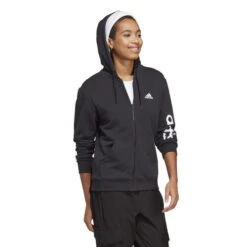 ADIDAS Linear French Terry Full Zip Hoodie Women -Tennis-Point Sales 18376000 15