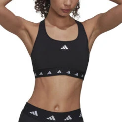 ADIDAS Power Medium-Support Tech-Fit Sports Bras Women -Tennis-Point Sales 18505000 17