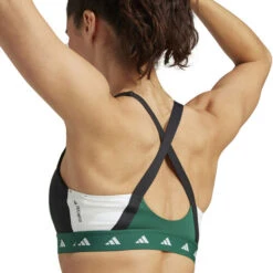 ADIDAS PWI Medium-Sport Tech-Fit Color Block Sports Bras Women -Tennis-Point Sales 18520000 16